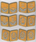 Luftwaffe Collar Tabs Gold Yellow